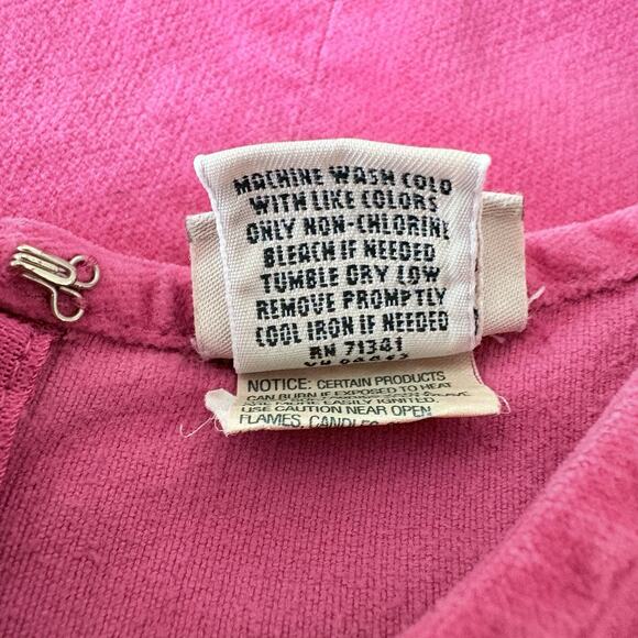Vintage LL BEAN Girls Size 10 Cotton Fuchsia Pink Sleeveless Jumper Dress Preppy - Picture 8 of 13